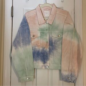 Women’s Airbrushed Jean Jacket TTS XL